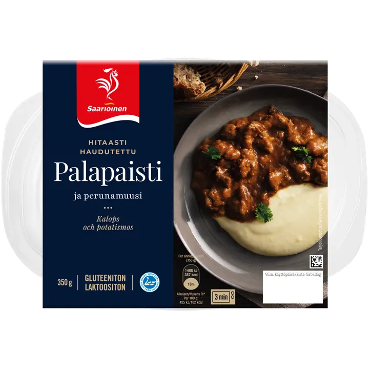 Saarioinen Palapaisti ja perunamuusi 350g