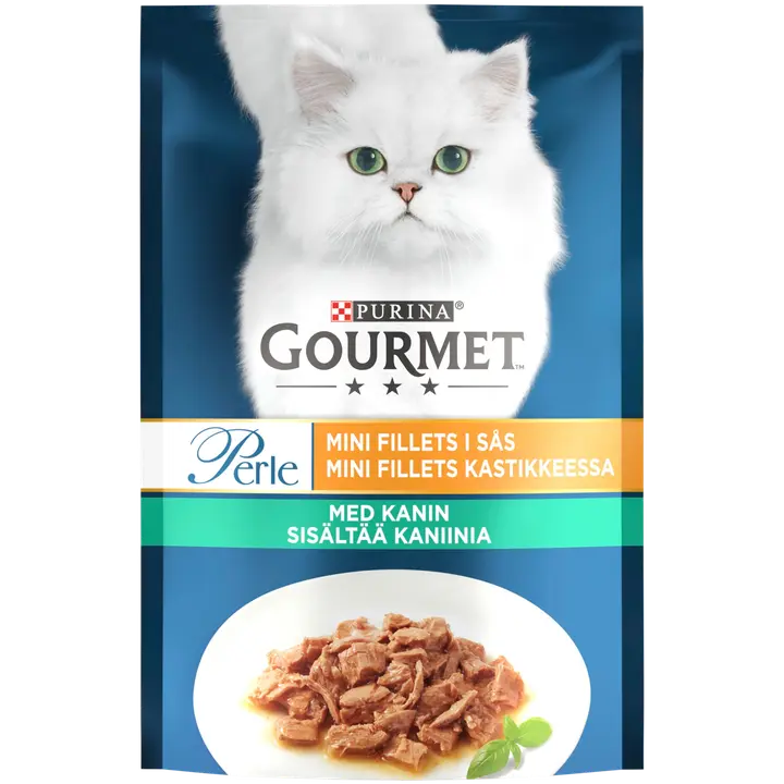 Gourmet 85g Perle Kaniinia Mini Filets kastikkeessa kissanruoka