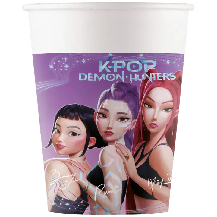 Decorata K-pop Demon Hunters muki 200 ml 8 kpl