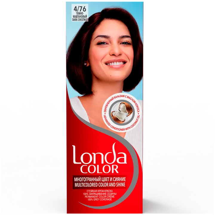 Püsivärv Londa Color 4/76 tume kastanpruun