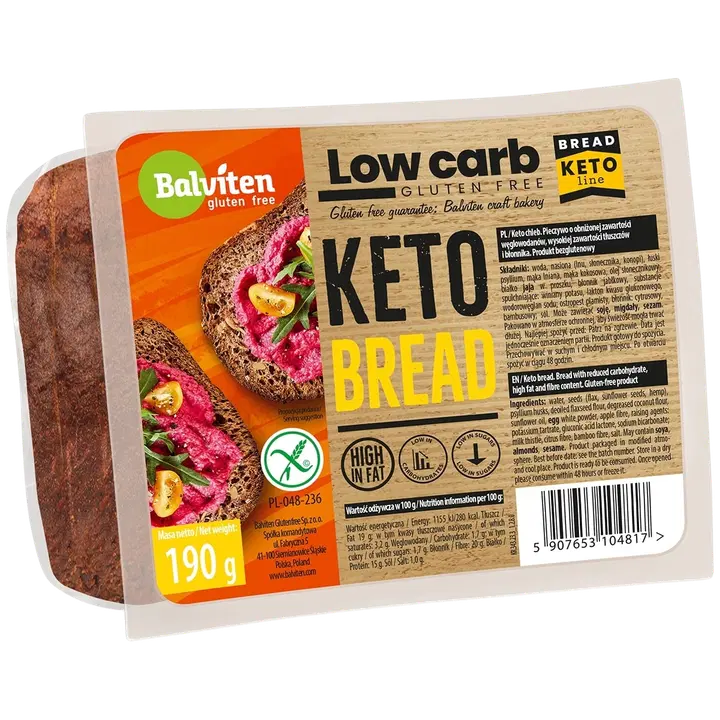 Balviten Gluteeniton Ketoleipä 190g