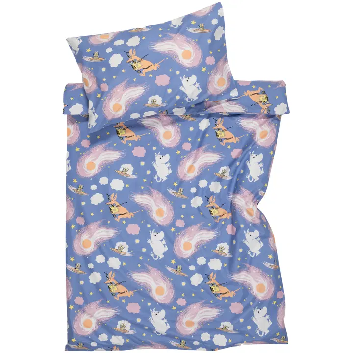 Moomin Arabia Muumi p.lak.set. 120x160 Avaruus. GOTS