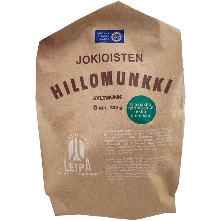 Jokioisten Leipä hillomunkki 5 kpl 300 g