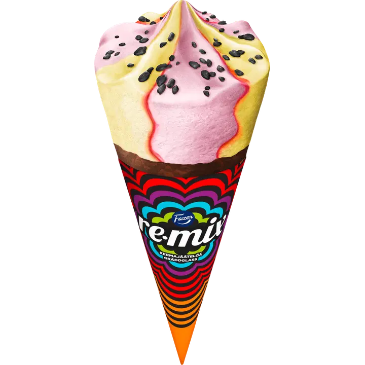 Fazer Remix jäätelötuutti 107g/175ml