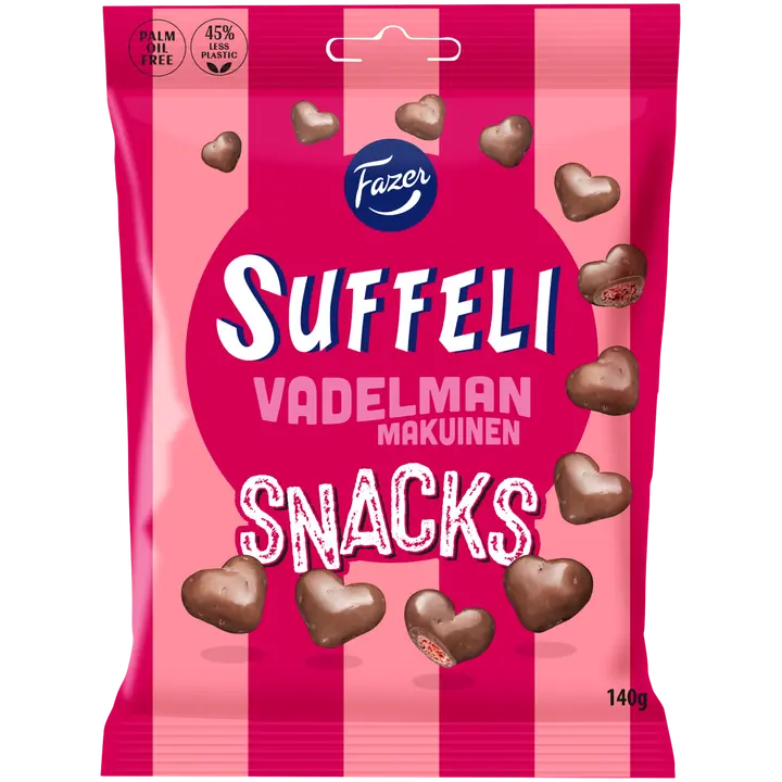 Fazer Suffeli Snacks vaarikamaitseline 140g
