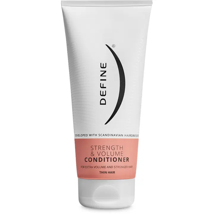 Define Strength & Volume conditioner tuuheuttava ja vahvistava hoitoaine hennoille hiuksille 200ml