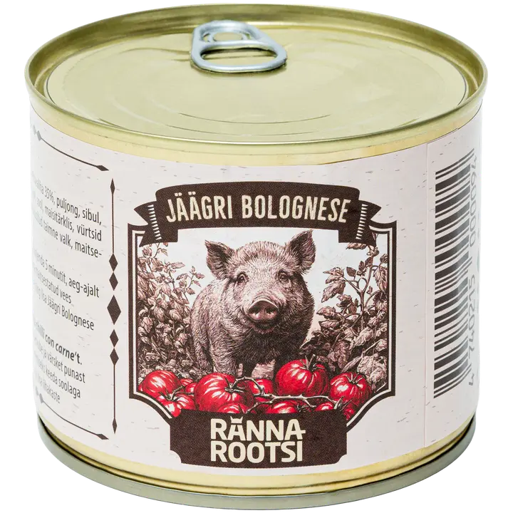 Rannarootsi jäägri bolognese 500