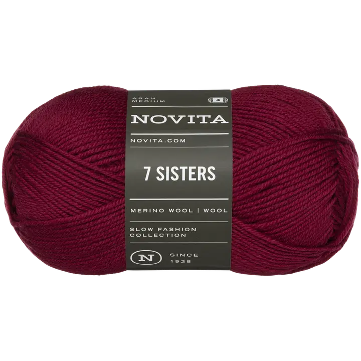 Novita lanka 7 Sisters 100g kirsikka 570