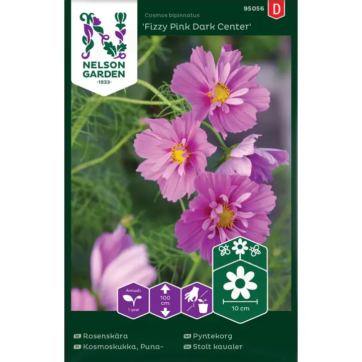 95056 kosmose lill fizzy pink dark cente