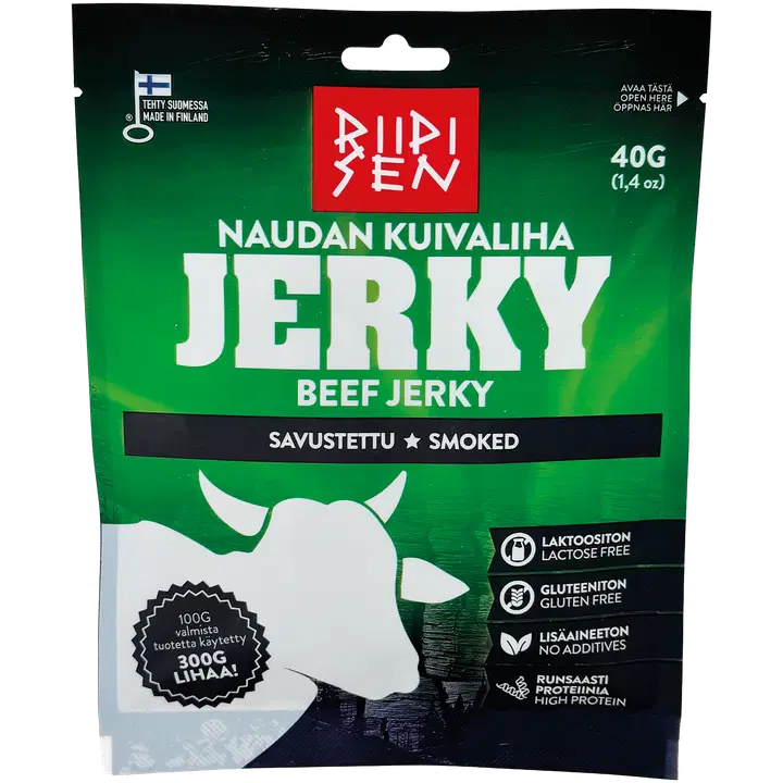 Riipisen Naudan kuivaliha Savustettu 40g