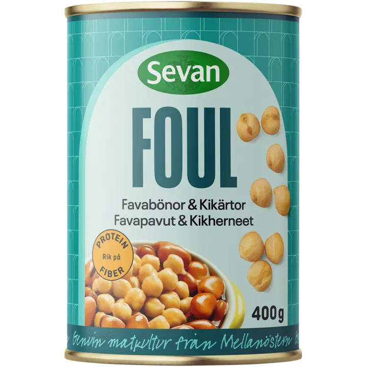 Sevan Foul favapavut&kikherneet 400g