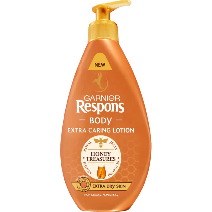 Garnier Respons Body Honey Treasures Repairing Lotion vartaloemulsio erittäin kuivalle iholle 400ml