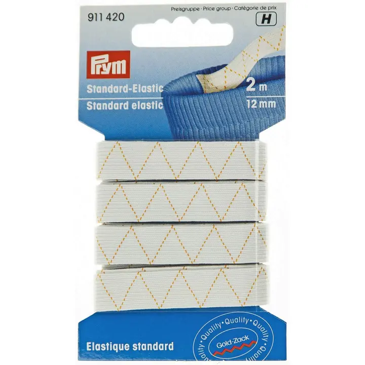 Prym kuminauha 12mm valkoinen 2 m/pakkaus
