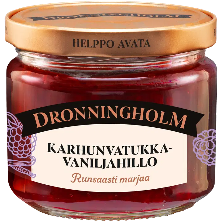 Dronningholm Björnbär-vaniljsylt 280 g