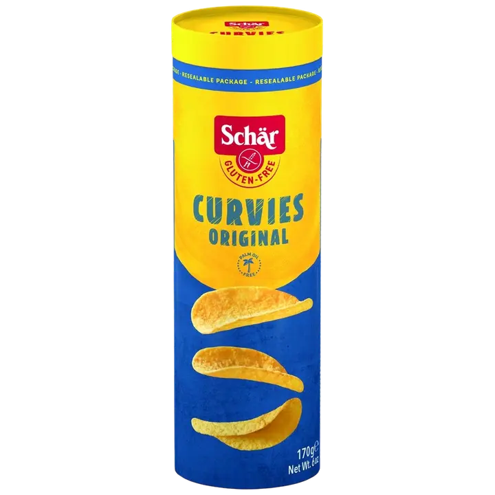 Schär Curvies Original kartulikrõpsud, gluteenivaba 170g