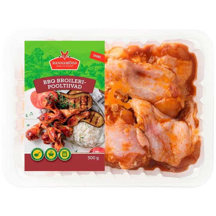 Rannamoisa Bbq Broileripooltiivad 500 G