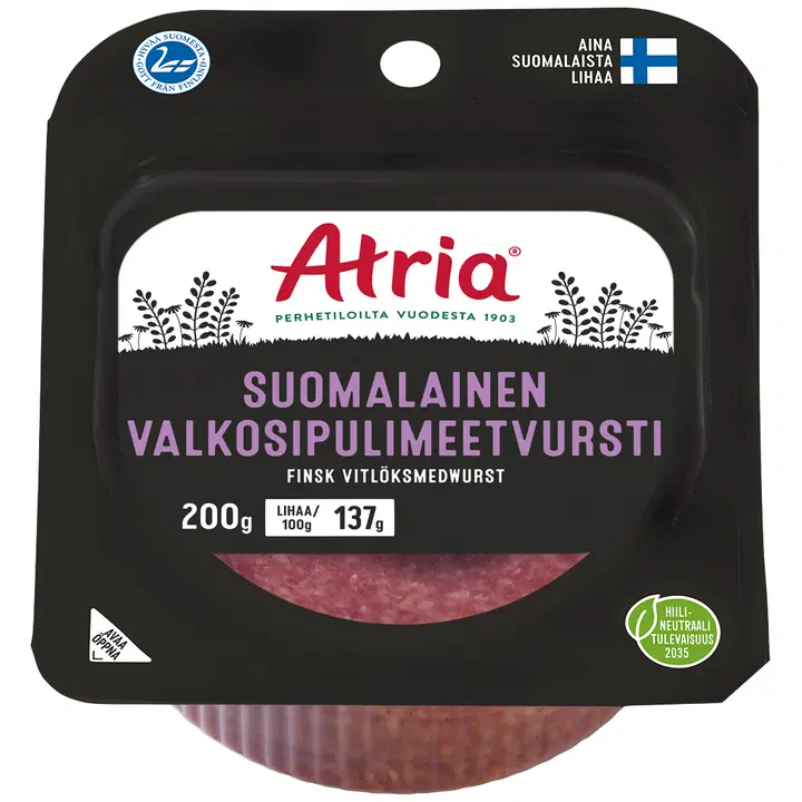 Atria Suomalainen Valkosipulimeetvursti 200g
