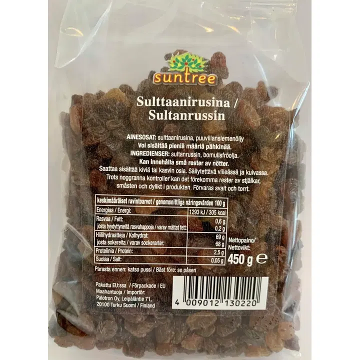 Sulttaanirusina 450g