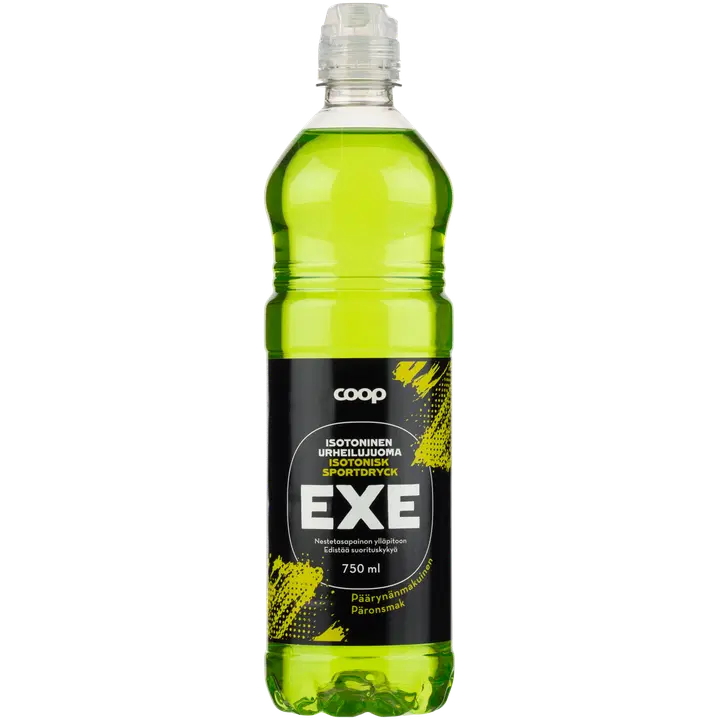 Coop Exe isotoninen urheilujuoma päärynänmakuinen 0,75l