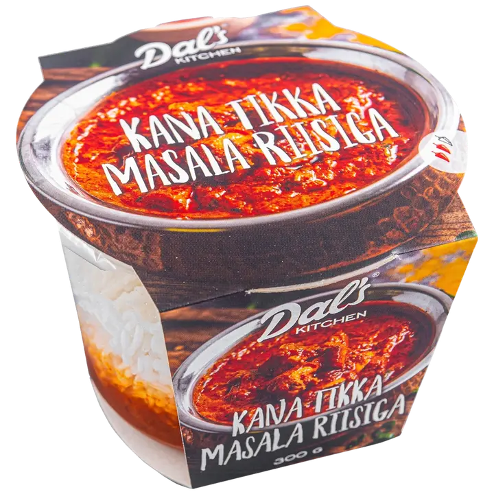 Dals Kitchen Kana Tikka Masala Riisiga 300 G