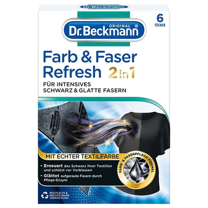 Dr.Beckmann Värvi ja kangakiudude värskendaja 6tk