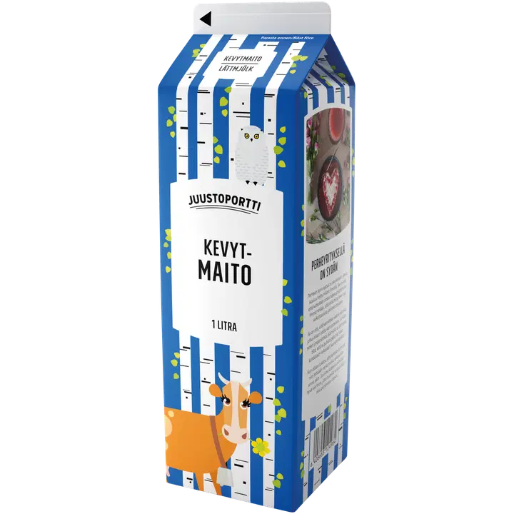 Juustoportti Kevytmaito 1l ESL