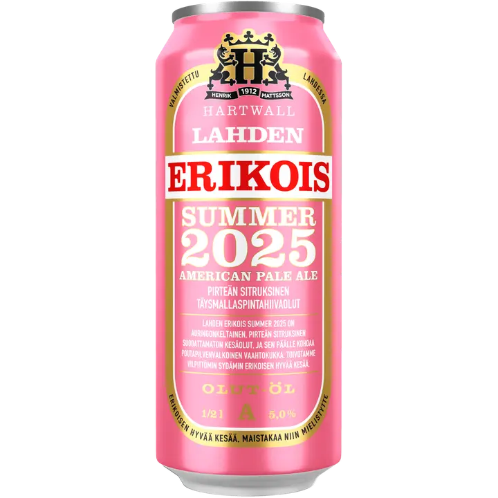 Lahden Erikois Summer 2025 olut 5% 0,5 l