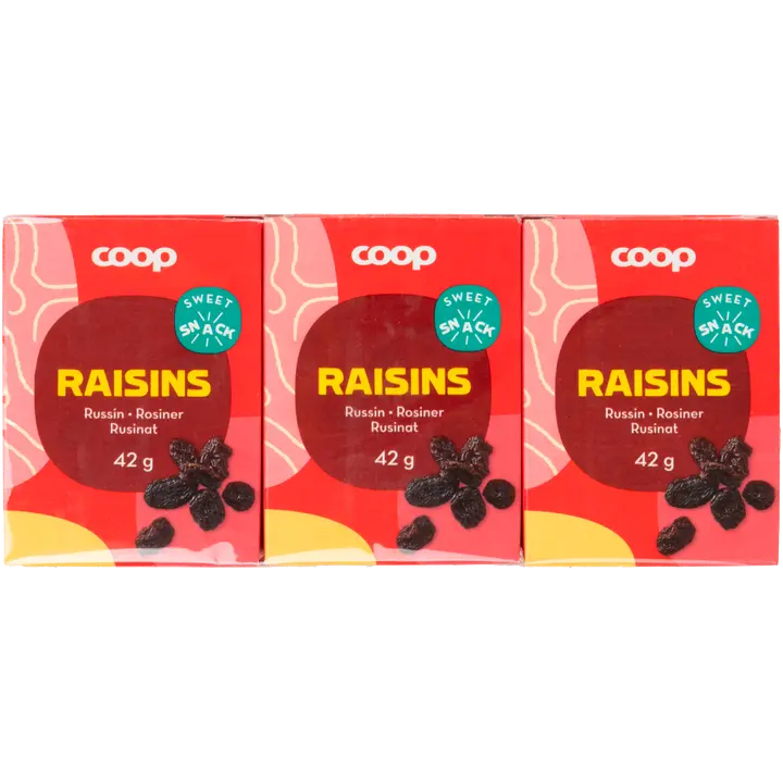 Coop rusinat 6 x 42 g