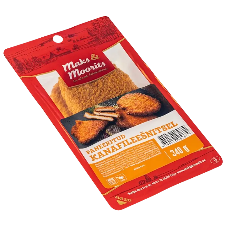 Maks ja Moorits Paneeritud Kanafileešnitsel 340G