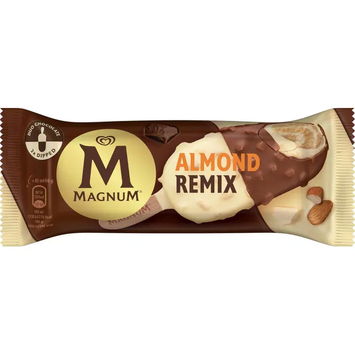 Magnum Jäätelöpuikko Almond Remix 85 ml/66g