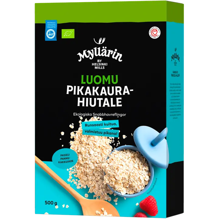 Myllärin Luomu Pikakaurahiutale 500 g