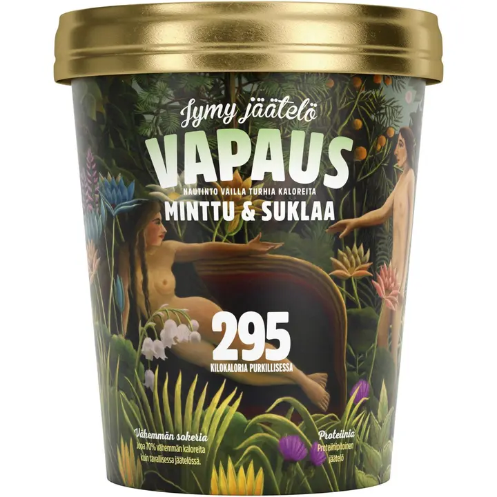 Jymy Vapaus Jäätelö Minttu & Suklaa laktoositon 500ml