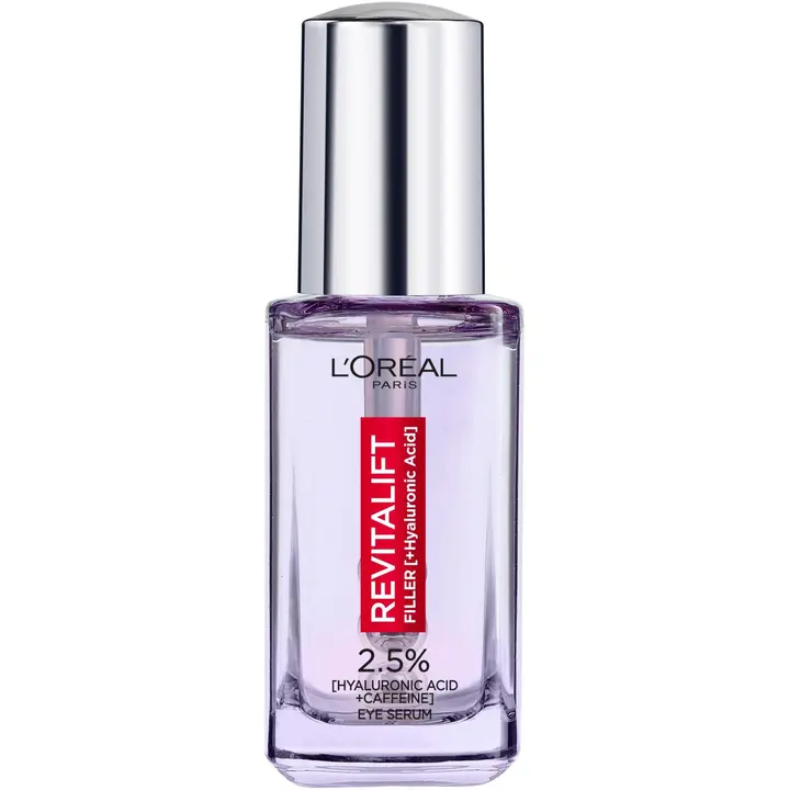 L'Oréal Paris Revitalift Filler 2,5% Hyaluronic Acid + Caffein Eye Serum silmänympärysalueelle 20 ml