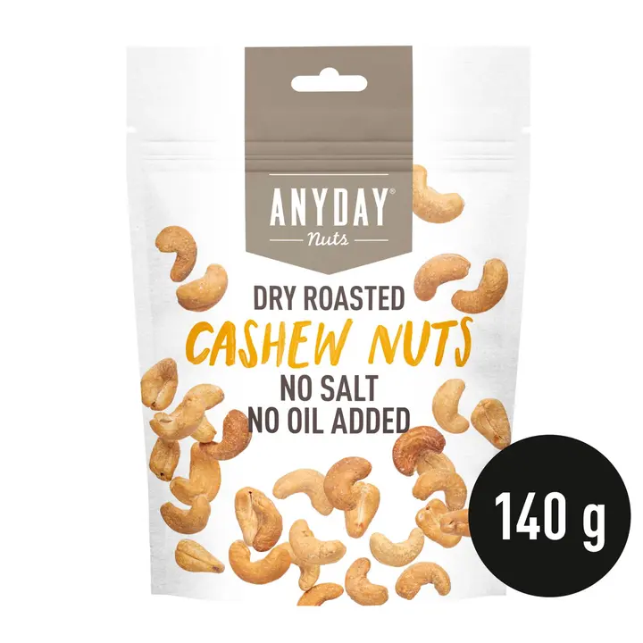Anyday Nuts Cashew Nuts cashewpähkinä 140g