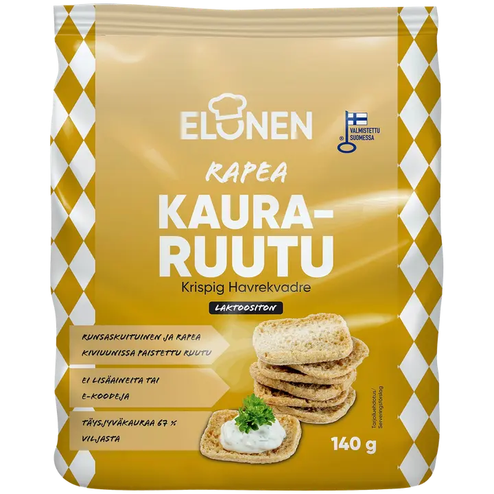 Elonen rapea kauraruutu 140g