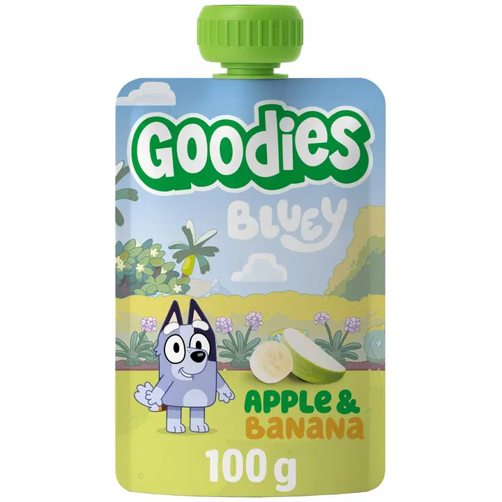 Goodies Bluey Apple & banana smoothie 100g