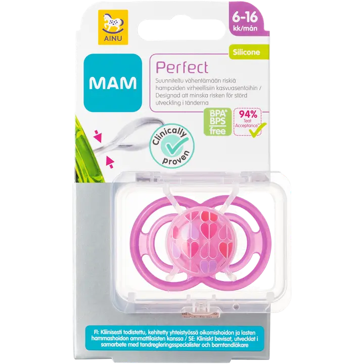 Ainu Mam Perfect 6-16kk 1kpl silikooni tutti
