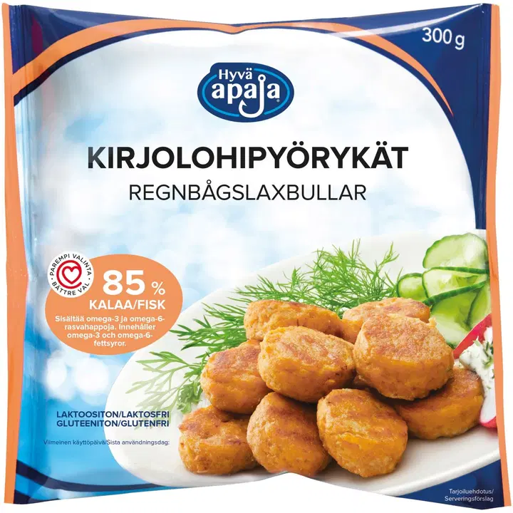 Hyvä Apaja Kirjolohipyörykät 14g/2kg