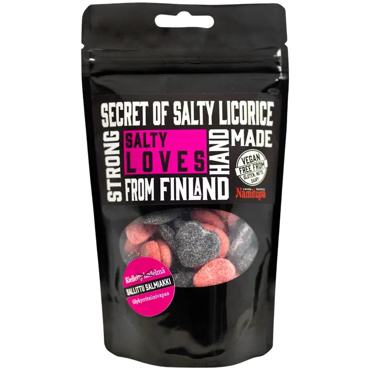Namitupa Secret of Salty Licorice Salty Loves - Rakkaussalmiakki 100g