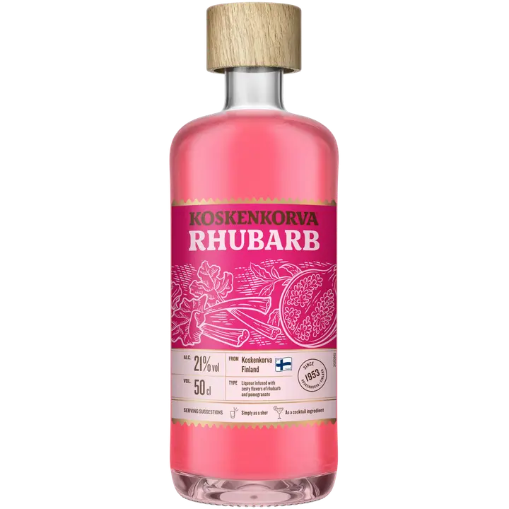 Koskenkorva Rhubarb liköör 21%vol 500ml