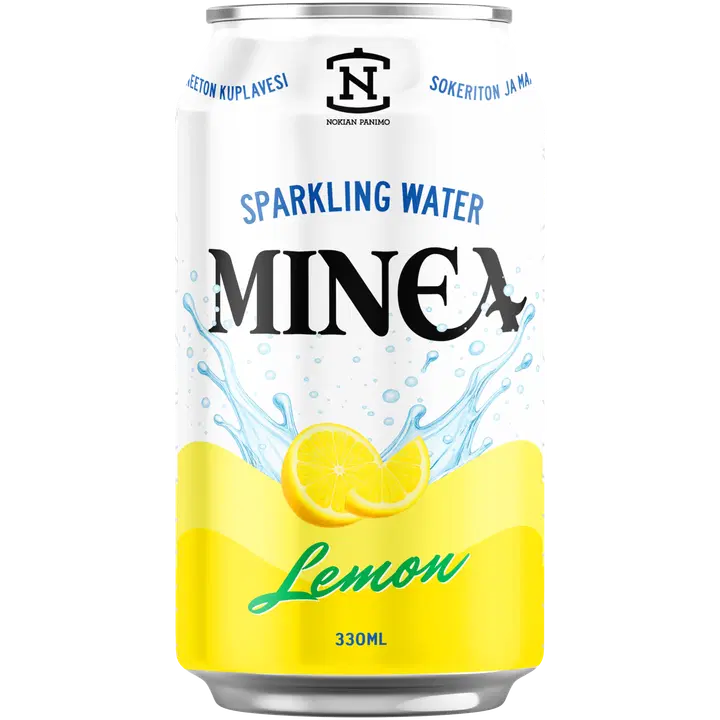 Minea Lemon maustettu vesi 0,33l