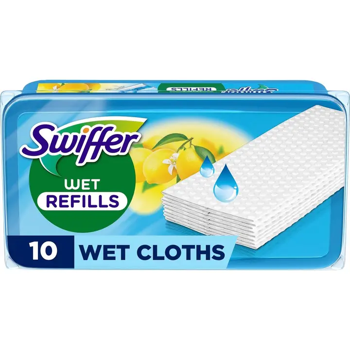 Swiffer Wet Pölyliina lattialle 10kpl Sitruuna