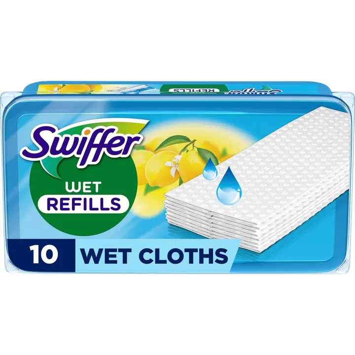 Swiffer Wet Pölyliina lattialle 10kpl Sitruuna