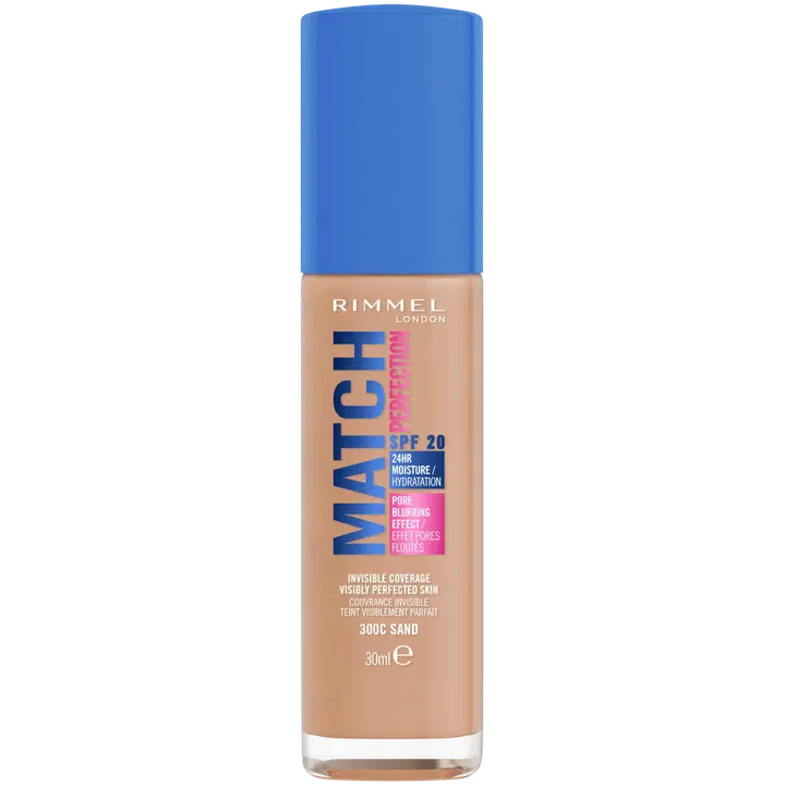 Rimmel Match Perfection Foundation 30 ml, 300 Sand meikkivoide