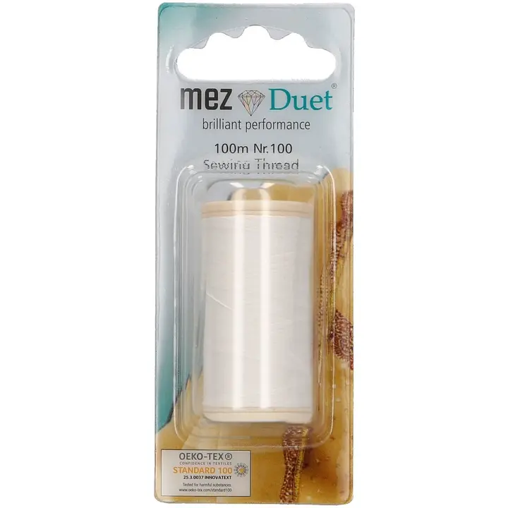 Polüesterniit Duet 100m valge