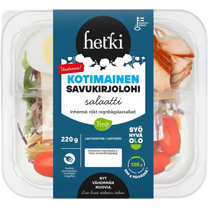 Fresh Hetki Delisalaatti Kotimainen savukirjolohi 220 g