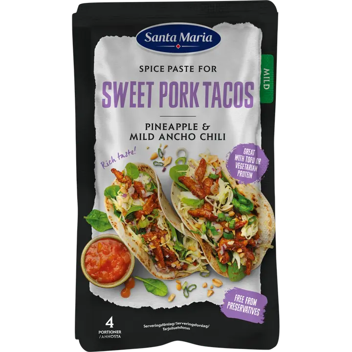 Santa Maria 100G Spice Paste Sweet Pork Tacos