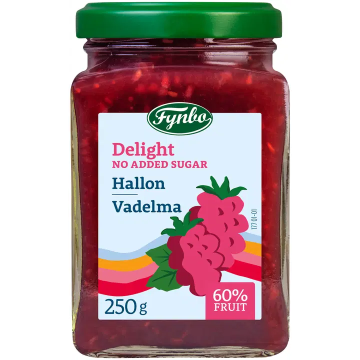 Fynbo Delight hallonsylt 250 g