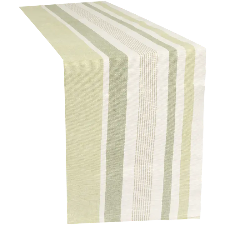 House kaitaliina Raidat 33x160 cm vihreä-valkoinen