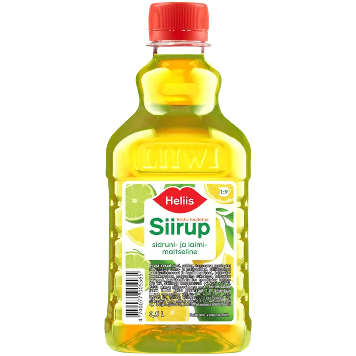 Heliis Sidruni-ja laimimaitseline siirup 500 ml